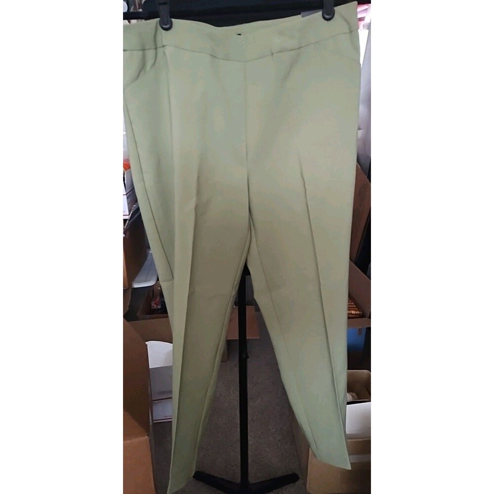 Bond 18 By Zack And Rachel Slacks Slim Ankle Nwt Olive Green MSRP $60.00
